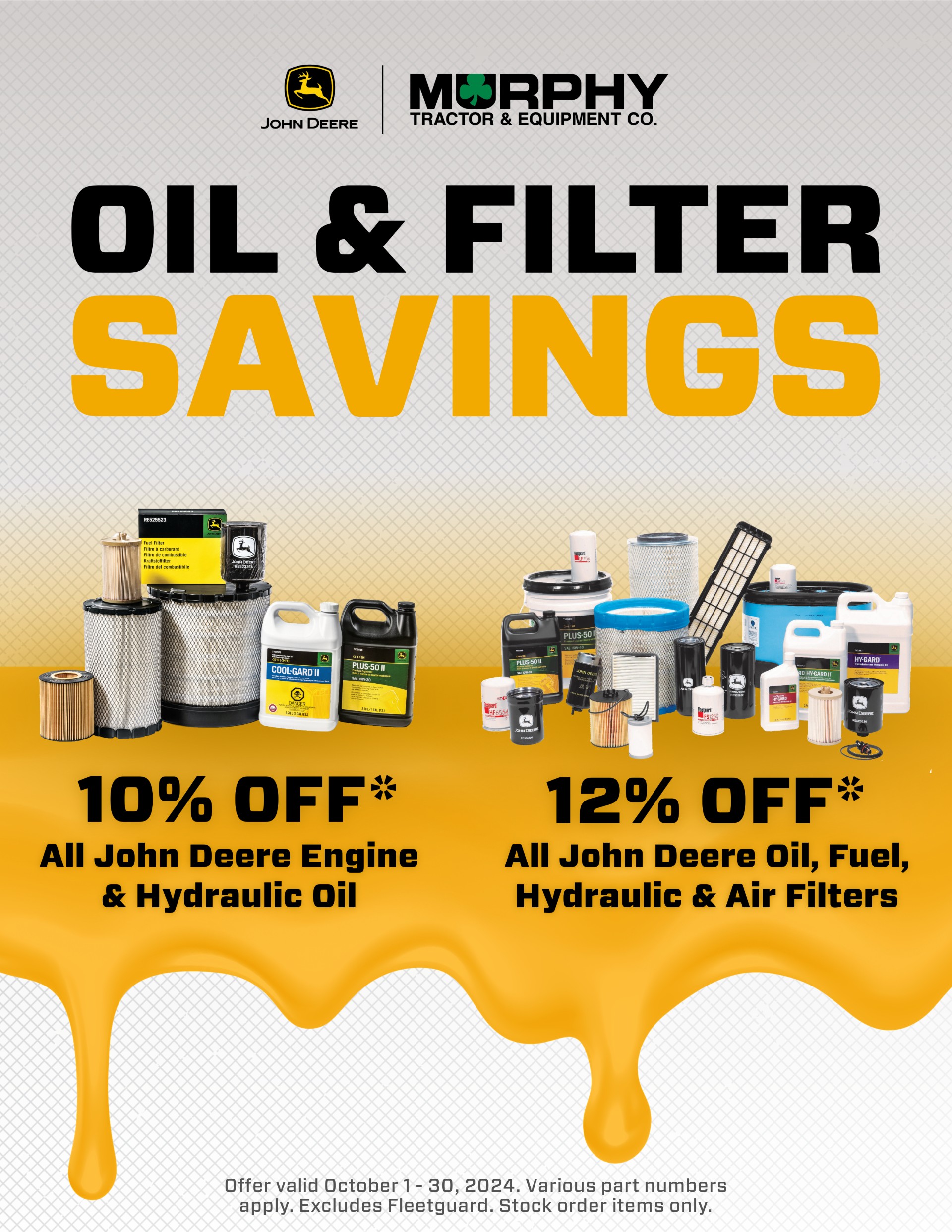 Oil and Filter Savings